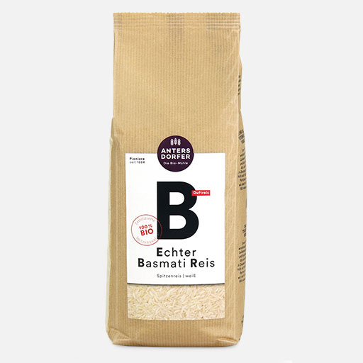 1 kg Bio Basmati Reis weiß