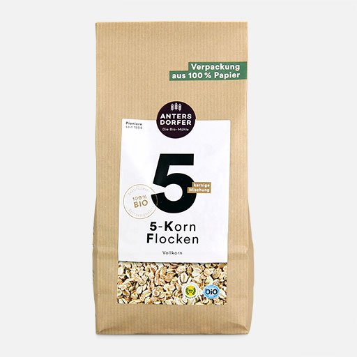 500 g Bio 5-Korn Flocken