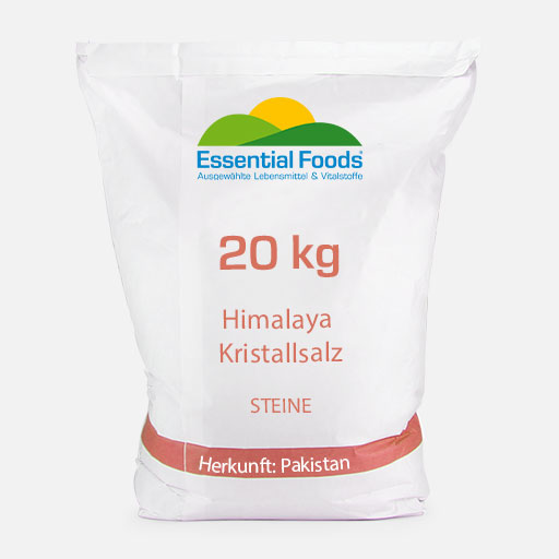 20 kg Himalaya Kristallsalz Steine