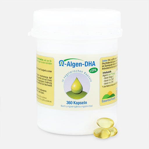 360 Kapseln Omega-3-Algen-DHA + EPA